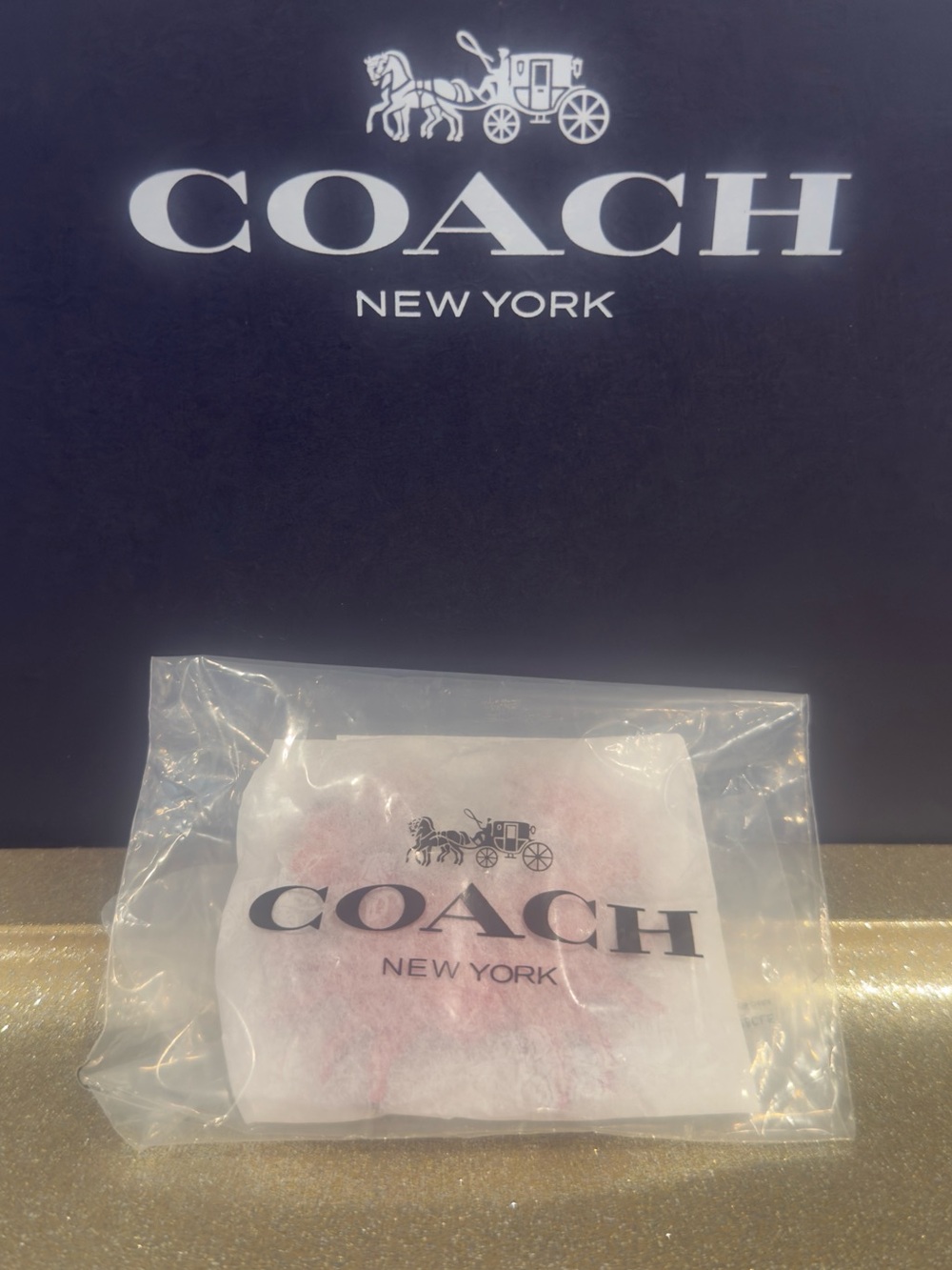❤️ Coach Limited Edition Red Crab Patent Leather Embossed Charm Key Ring - Rare! - Picture 10 of 15